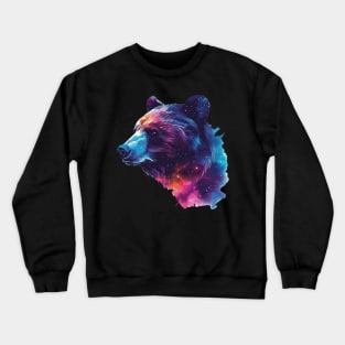 galaxy bear Crewneck Sweatshirt